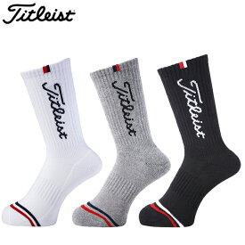 タイトリスト レギュラー丈ソックス メンズ Titleist TSMS1697 【日本正規品】【240円メール便対応商品】【ゴルフ Mens ソックス 靴下】