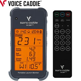 【正規取扱店】 ボイスキャディ SC200プラス スイングキャディ 小型距離測定器 ポータブル ローンチモニター 弾道計測 スイングスピード （Voice Caddie swing caddie sc200plus） SC200PLUS 【ゴルフ コンペ 賞品 景品 プレゼント包装対応】