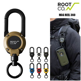 ROOT CO. ルート コー カラビナリール GRAVITY MAG REEL 360 マグネットを内蔵したカラビナ付きコードリールキーホルダー 春夏 秋冬