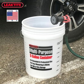 アメリカ製 LEAKTITE マルチミックス 5ガロンバケツ BUCKET アメリカ アメリカン 収納 ボックス 道具箱 小物入れ ガーデニング