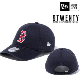 ニューエラ キャップ NEWERA 9TWENTY 920 Red Sox Cloth Strap ボストン・レッドソックス MLB 帽子 メンズ レディース サイズ調整可能