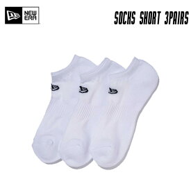 靴下 NEWERA ニューエラ 3パック ソックス ショート 3Pack Socks Short メンズ くつした