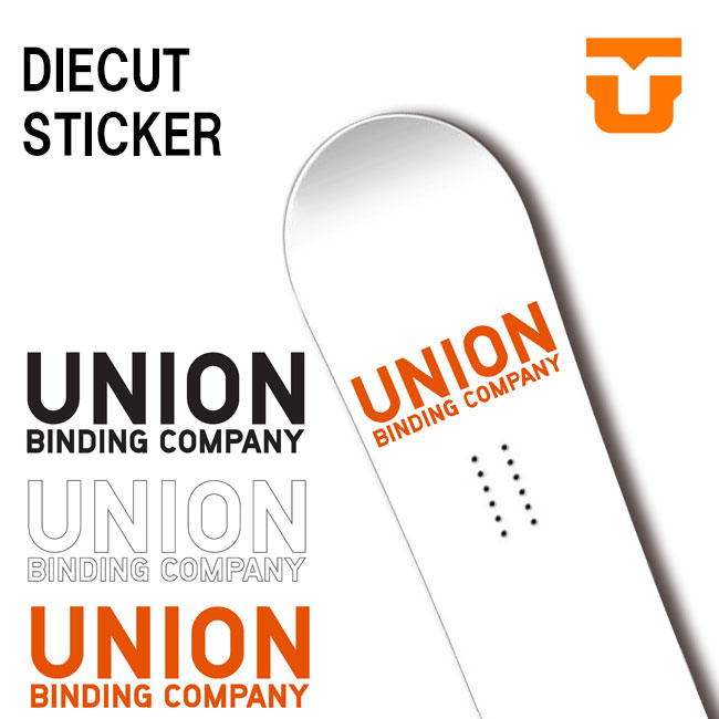 ステッカー ユニオン UNION UBC DIECUT STICKER (25cm x 9cm) カッティングステッカー