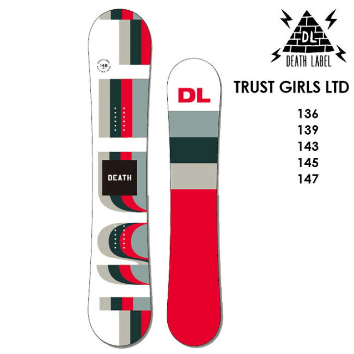楽天市場】デスレーベル スノーボード DEATH LABEL TRUST GIRLS LTD 22  