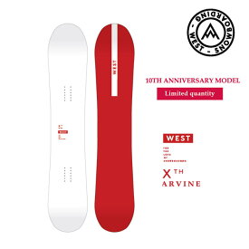 【5/25限定 最大P31倍】予約 ウエスト スノーボード WEST SNOWBOARD ARVINE 10TH LTD 23-24 アルバイン Womens スノボ 板 ハイブリッド キャンバー オールラウンド