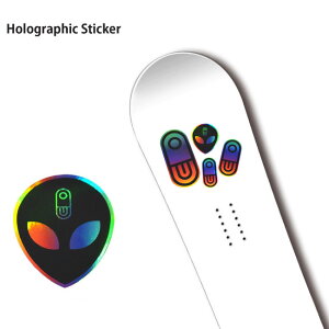 XebJ[ AIRBLASTER Holographic STICKER ALIEN GA[uX^[ Xm[{[h EFA[ t H~