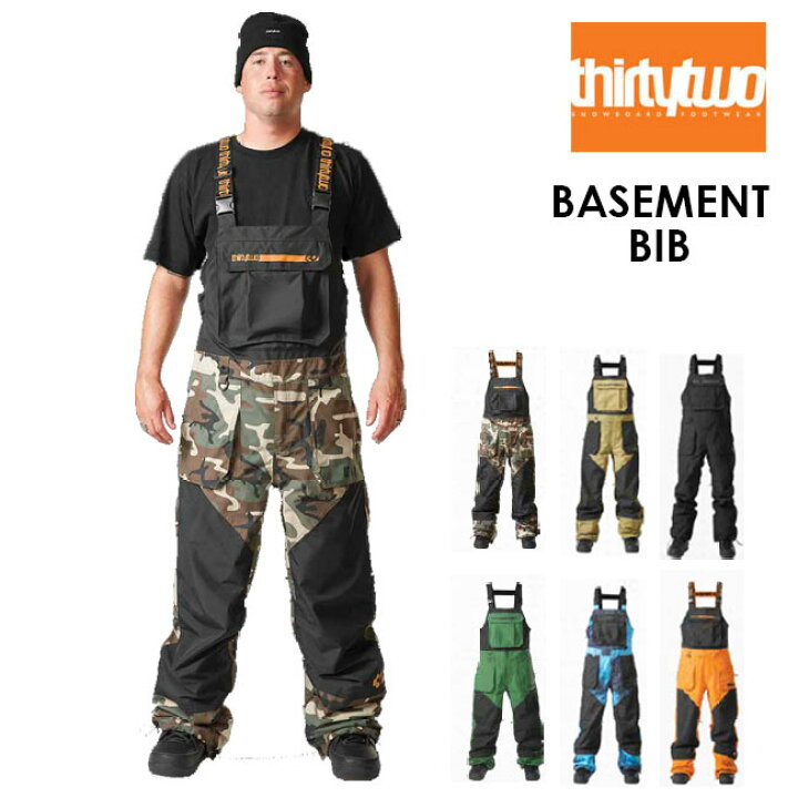楽天市場】サーティーツー ビブ THIRTYTWO BASEMENT BIB 23-24 