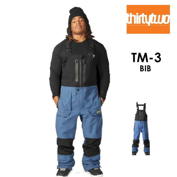 楽天市場】サーティーツー ビブ THIRTYTWO TM-3 BIB 23-24 ビブパンツ 