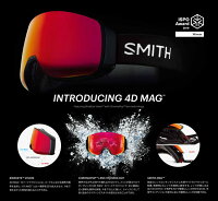 ゴーグルスミスSMITH4DMAG/WHITEVAPOR/CHROMAPOPLENSJAPANFIT19-20アジアンフィットスノーボードスキー【店頭受取対応商品】