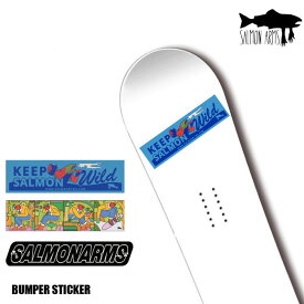 ステッカー SALMON ARMS Bumper STICKER サーモン アームズ シャケ 鮭 スノーボード用グローブ MITT ミット ミトン