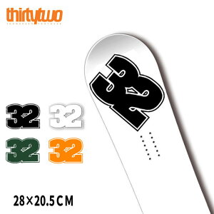 T[eB[c[ XebJ[ THIRTYTWO DIE CUT STICKER(32) V[ Xm[{[h Xm{ t H~