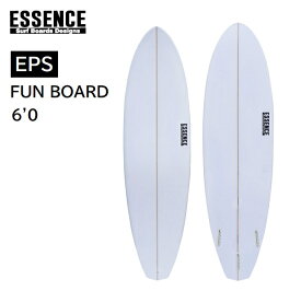 【6/1限定ポイント最大23倍】サーフボード ESSENCE SURFBOARD FUN BOARD 6'0 CLEAR EPS ファンボード