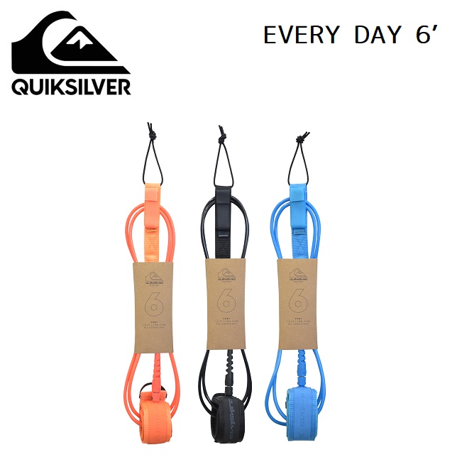 リーシュコード QUIKSILVER クイックシルバー EVERY DAY 6’ SHORTBOARD ショートボード サーフィン SURFING