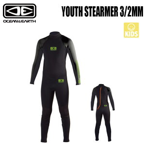 qp EGbg OCEAN&EARTH WET tX[c YOUTH STEAMER 3/2mm KIDS LbY w w lIv[