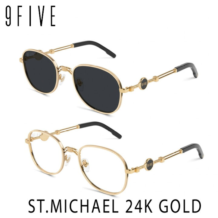 楽天市場】サングラス 9FIVE ST.MICHAEL 24K Gold セントマイケル  