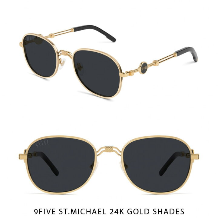 楽天市場】サングラス 9FIVE ST.MICHAEL 24K Gold セントマイケル  