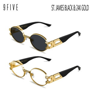 �T���O���X 9FIVE ST. James Black & 24K Gold �i�C���t�@�C�u/�X�P�[�g HIP HOP�E��NBA������x��