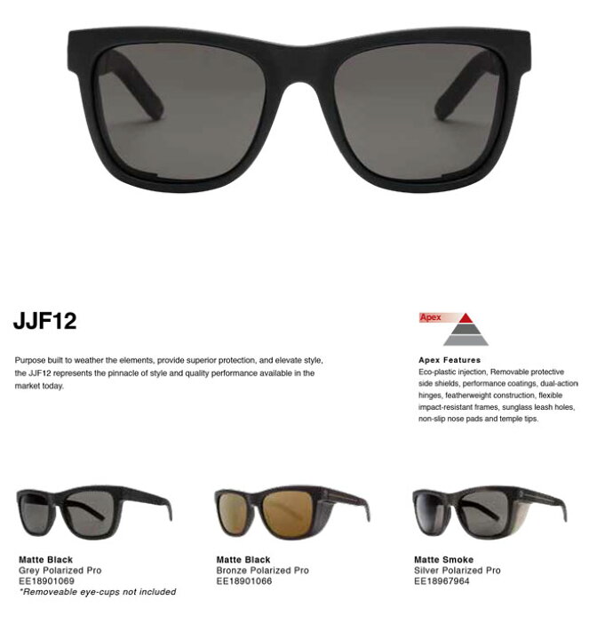 楽天市場】エレクトリック 偏光サングラス ELECTRIC JJF12 / MATTE 