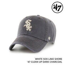 キャップ フォーティセブン '47 CLEAN UP Lake Shore White Sox Dark Charcoal MLB CAP ホワイトソックス クリーンナップ メジャーリーグ