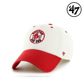 キャップ フォーティセブン '47 Red Sox Double Header Diamond White x Red MLB CAP レッドソックス クリーンナップ メジャーリーグ
