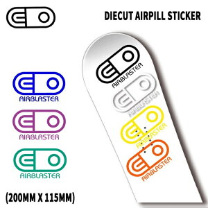 yXSiő6,000|CgvGg[zXebJ[ AIRBLASTER DIECUT AIRPILL STICKER LTCY JbeBO  GA[uX^[ Xm[{[h EFA[