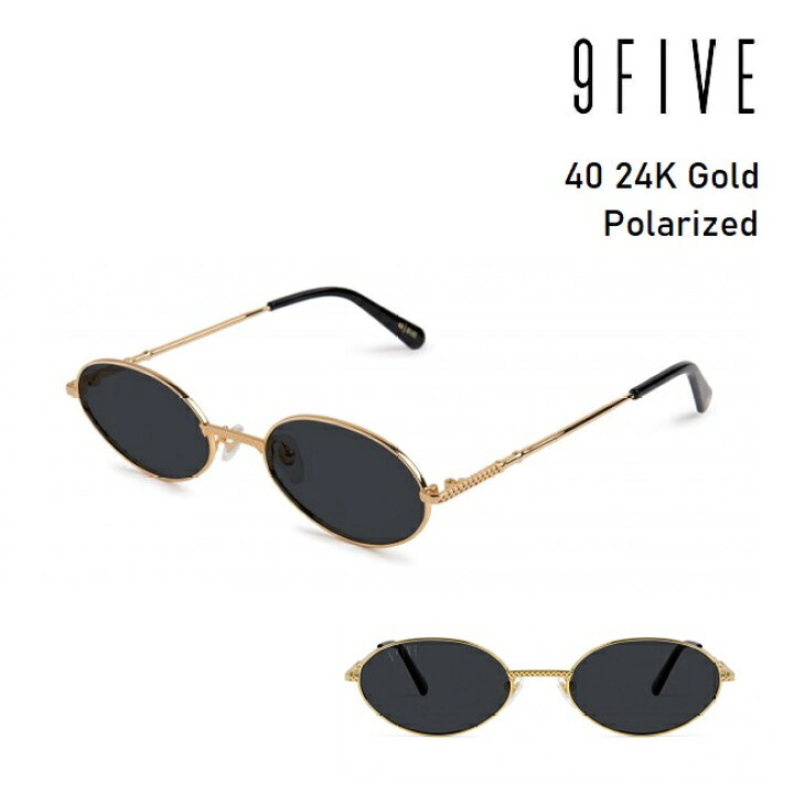 サングラス 9five ナインファイブ 40 フォーティ 24K Gold Polarized 偏光レンズ ラグジュアリー スケート HIP HOP界やNBAからも支持 GOLGODA サングラス 9five ナインファイブ 40 フォーティ 24K Gold ラグジュアリー スケート HIP HOP界やNBAからも支持