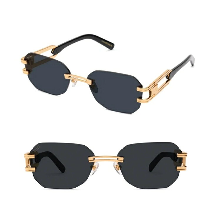 楽天市場】サングラス 9five ROYALS LITE Black & 24K Gold Sunglasses 