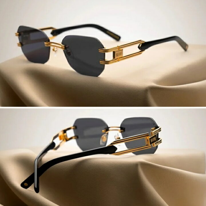 楽天市場】サングラス 9five ROYALS LITE Black & 24K Gold Sunglasses 