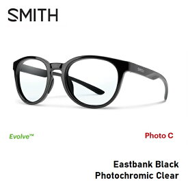 【5/15限定最大P32倍】サングラス スミス SMITH Eastbank Black Photochromic Clear イーストバンク 調光レンズ