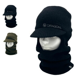yXSiő6,000|CgvGg[zΕt̃jbgfރoNo DRAGON hS BRIM KNIT BALACLAVA h tFCX}XN }XN 24-25 ~