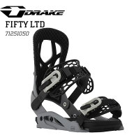 予約 ドレイク DRAKE フィフティ LTD FIFTY LTD メンズ 26-27 スノーボード ビンディング バインディング…