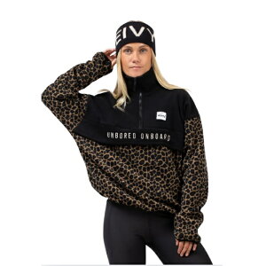 ACr[ t[X Eivy Ball Fleece Pullover Black/Leopard Xm[{[h fB[X Ap n[tWbv vI[o[ t H ~