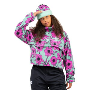 ACr[ t[X Eivy Ball Fleece Pullover Turquoise Flower Xm[{[h fB[X Ap n[tWbv vI[o[ t H ~