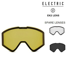 スペアーレンズ エレクトリック ELECTRIC EK2 / KLEVELAND2 クリーブランド SPARE LENS Clear / Honey /Onyx スノーボード ゴーグル 冬