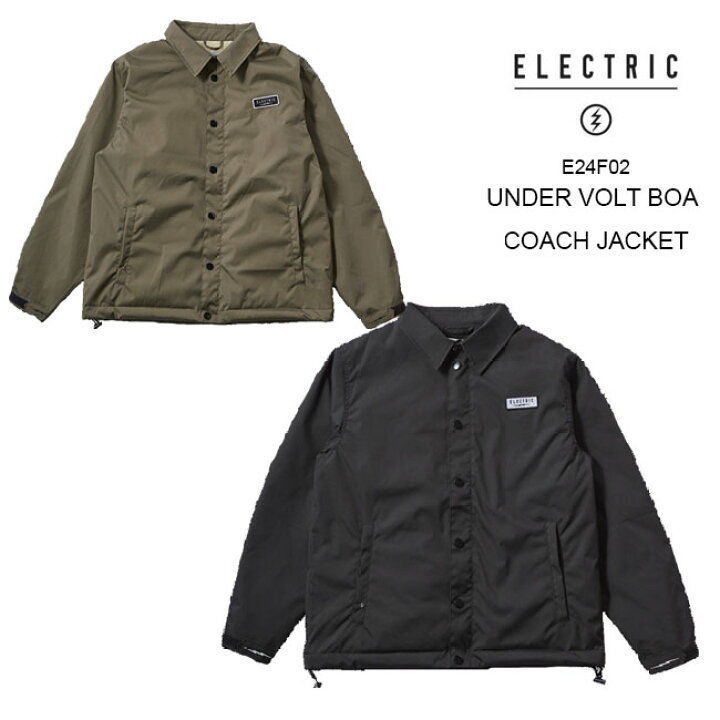 楽天市場】撥水 ボアコーチジャケット ELECTRIC エレクトリック UNDER 