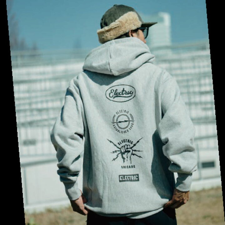 パーカー ELECTRIC エレクトリック LOGOS HOOD プルオーバー 
