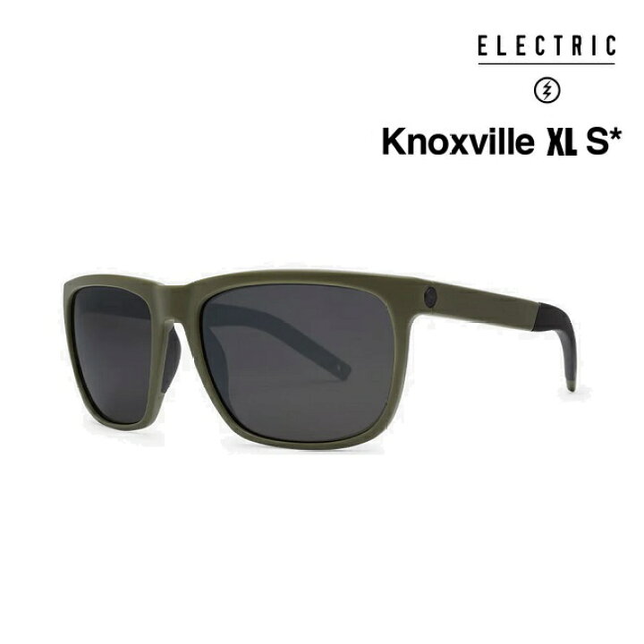 ELECTRIC サングラスエレクトリックKNOXVILLE-S 偏光グラス 【公式通販】 エレクトリック KNOXVILLE XL ブラック 偏光サングラス