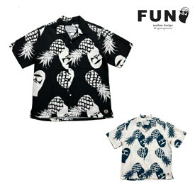 半袖シャツ FUN for MODEM DESIGN PINE OJI SHIRTS ファン モデムデザイン アロハシャツ 春 夏