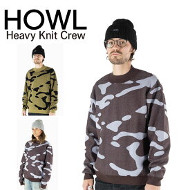 予約 HOWL ハウル Heavy Knit Crew ヘビー ニット クルー 26-27 メンズ レディース ニット セーター 正規品