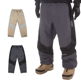 HOWL ハウル SHELL SNOW PANT シェル スノーパンツ 25-26 スノーボードウェア メンズ レディース ユニセックス