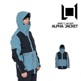 【4/25限定最大P29倍】エルワン ジャケット L1 ALPHA JACKET 23-24 アルファジャケット スノーボード ウェアー メンズ 3LAYER 4WAY STRETCH THEOREM