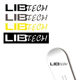 ステッカー LIBTECH / CLASSIC DIE CUT STICKER (24x4cm) リブテック スノーボード ダイカット カッティングステッカー 切り抜き 冬