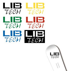 ステッカー LIBTECH / DIE CUT STICKER (19.5x12cm) リブテック スノーボード ダイカット カッティングステッカー 切り抜き 冬