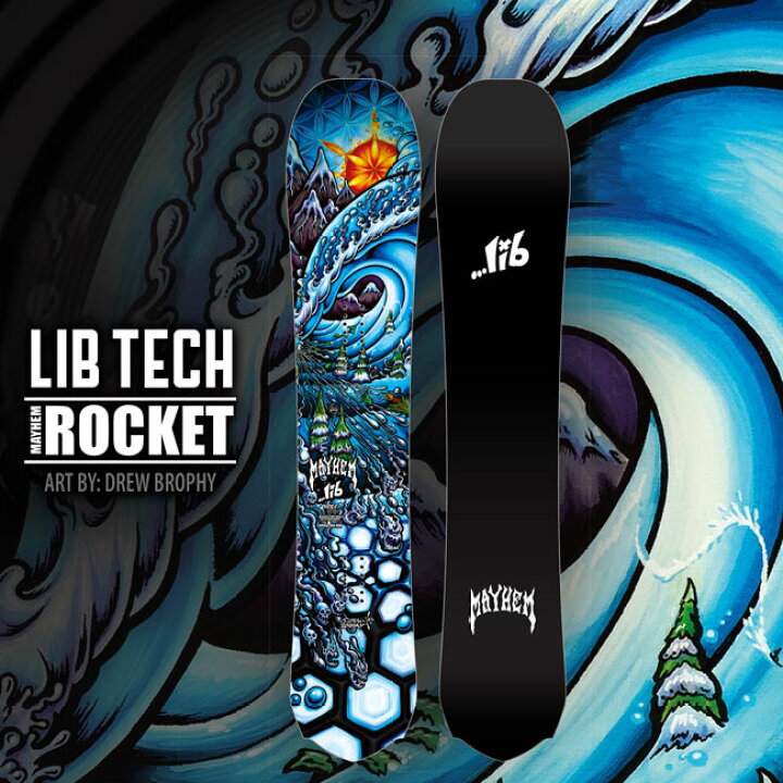 楽天市場】予約 25-26 リブテック スノーボード LIBTECH MAYHEM ROCKET 