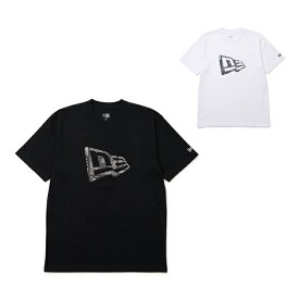 NEW ERA 半袖 Tシャツ Oriental Paisley フラッグロゴ 14856698 コットンTシャツ ニューエラ メンズ レディース ペイズリー柄 ストリート カジュアル