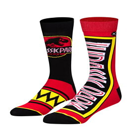 オッドソックス ODD SOX JURASSIC PARK SPLIT ジュラシックパーク SOCKS 靴下 クルー丈 メンズ