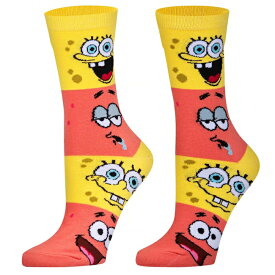 オッドソックス ODD SOX SPONGEBOB & PATRICK SMILEY WOMEN'S スポンジボブ SOCKS ソックス 靴下 クルー丈 レディース 春夏 秋冬