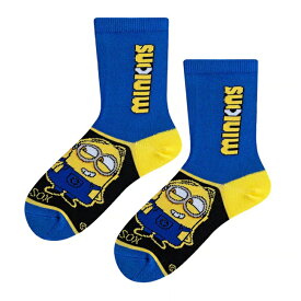 子供用ソックス ODD SOX オッドソックス MINIONS BUDDIES KIDS CREW SOCKS ミニオンズ クルー丈 キッズ 春夏 秋冬