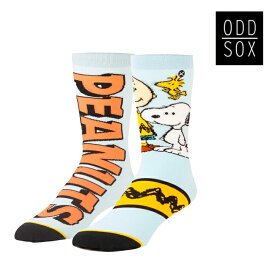 ピーナッツ スヌーピー ソックス ODD SOX オッドソックス PEANUTS SPLIT SOCKS 靴下 クルー丈 メンズ レディース 春夏 秋冬