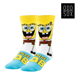 スポンジボブ ソックス ODD SOX オッドソックス SPONGEBOB SMILEPANTS SOCKS 靴下 クルー丈 メンズ レディース 春夏 秋冬